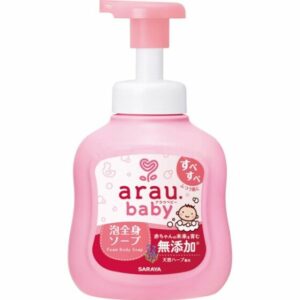 Saraya Arau 嬰兒無添加泡沫沐浴露 450ml (泵裝)