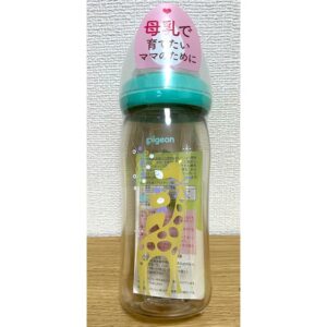 Pigeon  寬口母乳實感PPSU奶瓶(長頸鹿)-240ml
