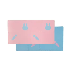 【台灣製】Pato Pato 抗菌動物地墊巧拼地墊 2cm x 8pcs（兔子愛吃紅蘿蔔）