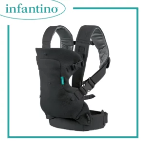 Infantino 四合一透氣輕盈揹帶 - 深灰色 Flip™ 4-in-1 Light & Airy Convertible Carrier - Dark Grey