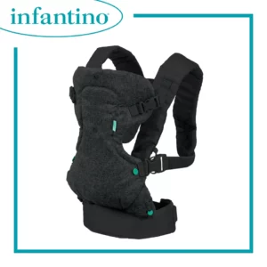 Infantino 四合一揹帶 - 黑色 Flip™ 4-in-1 Convertible Carrier - Black