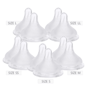 【限定優惠】SPECTRA 仿母乳輕柔矽膠奶咀 SS-LL 10個套裝 (五款孔徑各附2個奶咀)