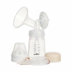SPECTRA 闊口吸奶喇叭套裝 連160ml儲奶瓶及S碼仿母乳輕柔矽膠奶咀 (單邊) 五款尺碼: 16-32毫米