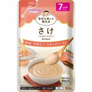 Wakodo 嬰兒輔食泥 三文魚馬鈴薯混合泥 - 薯仔泥 50g (7個月以上)