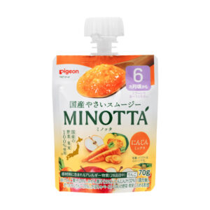 Pigeon Minotta 6個月起 蔬果碎碎食品(胡蘿蔔蔬菜混合) 70g (6個月+)