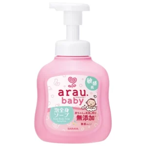 Saraya arau 嬰兒敏感肌無添加泡沫沐浴露 450ml (泵裝 )