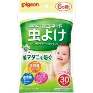 Pigeon 嬰幼兒驅蚊蟲濕紙巾 (30枚入)