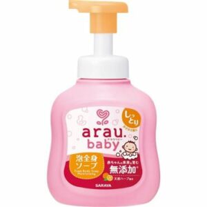 Saraya arau 嬰兒無添加滋潤泡沫沐浴露 450ml (泵裝 )