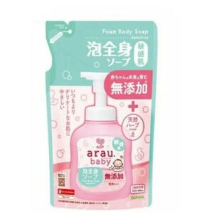Saraya arau 嬰兒敏感肌無添加泡沫沐浴露 400ml (補充裝 )