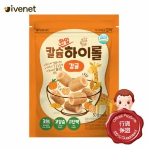 Ivenet 貝貝加鈣迷你穀物卷 (柑橘味)