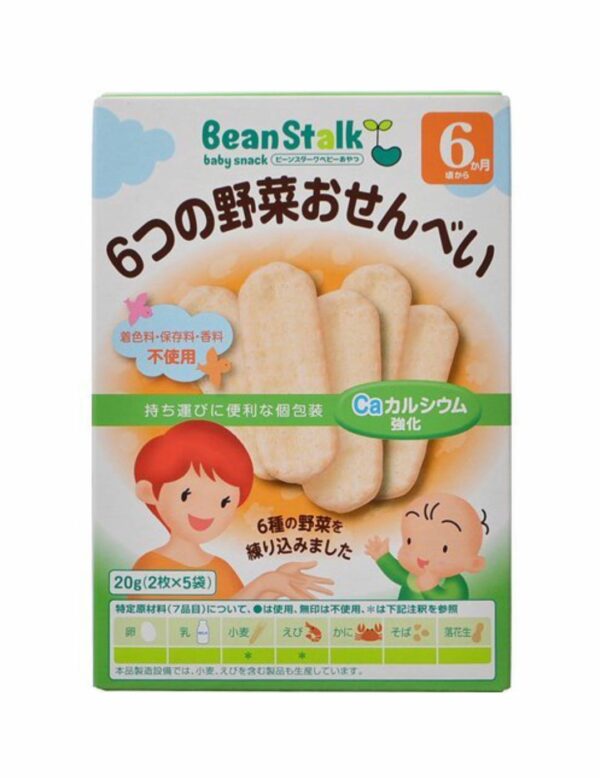 BeanStalk 加鈣六種蔬菜米餅