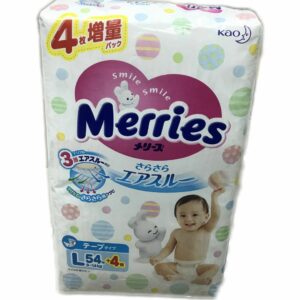 Merries 尿片 L碼 58 片