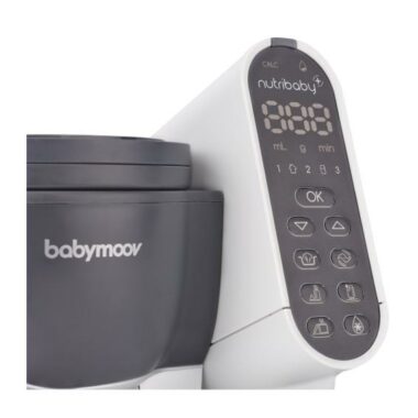 Babymoov Nutribaby+ 蒸煮食物攪拌調理機 - 工業灰