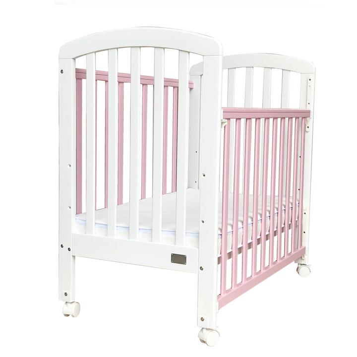 Baby Star Medi 嬰兒木床(包括3” 床褥) – 粉紅色 / 紐西蘭松木