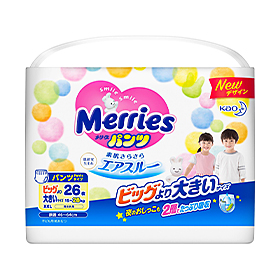 Merries 拉拉褲 XXL 碼 26 片