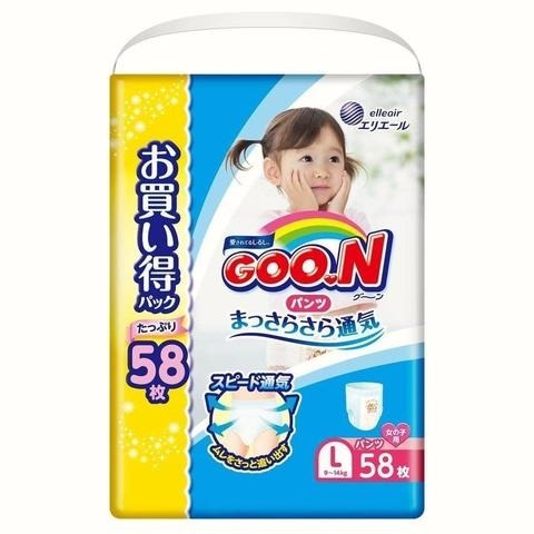 Goon尿片 L 碼 58片