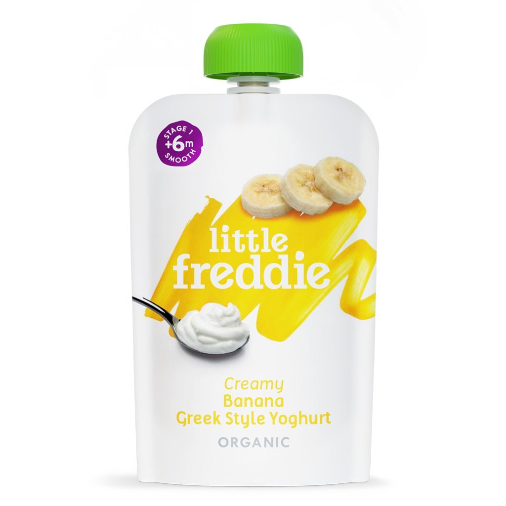 Little Freddie 有機香蕉希臘式乳酪-6m+