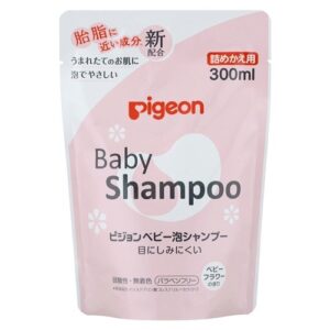 Pigeon 新生兒泡沫洗髮露補充裝(花香味)-350ml