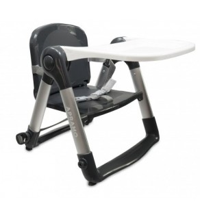 Apramo Flippa 可攜式兩用兒童餐椅(灰)