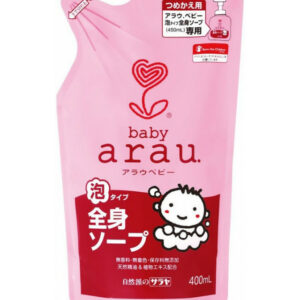 arau baby 2合1沐浴洗髮泡泡補充裝-400ml