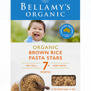 Bellamy 貝拉米 有機嬰兒糙米星星麵粉