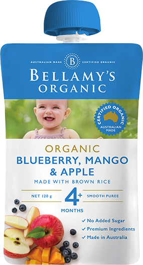 Bellamy 貝拉米 有機芒果藍莓蘋果泥