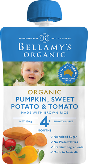 Bellamy 貝拉米 有機南瓜蕃薯蕃茄泥