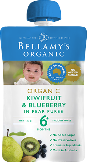 Bellamy 貝拉米 有機奇異果藍莓梨果泥