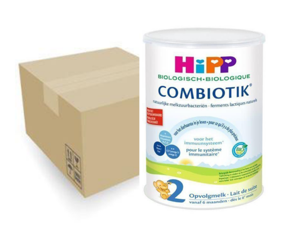 (( 6罐包順豐送貨 )) 德國HIPP COMBIOTIK有機益生元嬰兒奶粉2段(6-12個月) 荷蘭版 800G x6