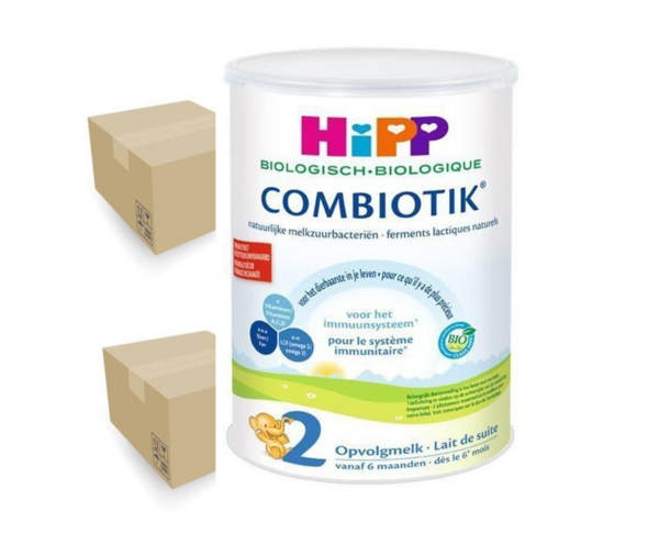 (( 12罐包物流送貨 )) 德國HIPP COMBIOTIK有機益生元嬰兒奶粉2段(6-12個月) 荷蘭版 800G X12罐