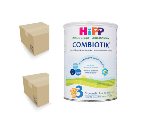 (( 12罐包物流送貨 )) 德國HIPP COMBIOTIK有機益生元嬰兒奶粉3段(12個月起) 荷蘭版 800G X12罐