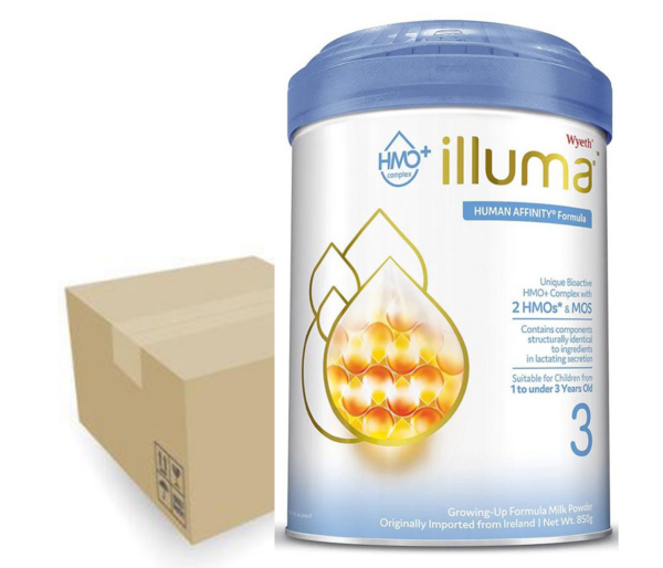 (( 6罐包順豐送貨 )) 香港版 ILLUMA STAGE 3 幼兒成長配方奶粉(1-3歲) 850克[原裝行貨] X6