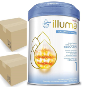 (( 12罐包物流送貨 )) 香港版 ILLUMA STAGE 1 初生嬰兒配方奶粉(0-6個月) 850G [原裝行貨] X12