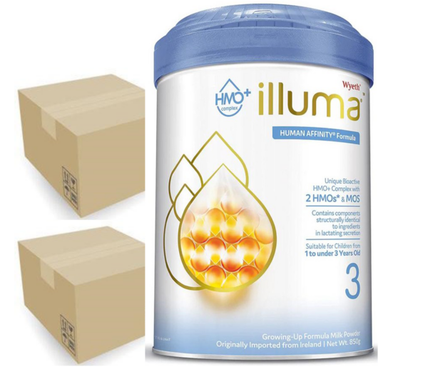 (( 12罐包物流送貨 )) 香港版 ILLUMA STAGE 3 幼兒成長配方奶粉(1-3歲)[ 原裝行貨]X6