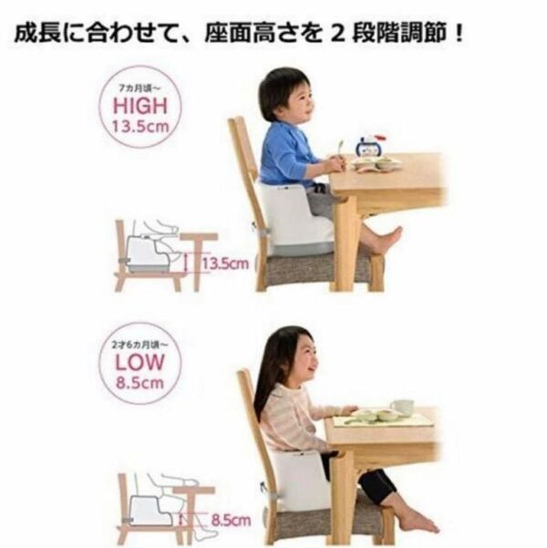 日本 Richell high chair 幼兒加高餐椅( 藍色)