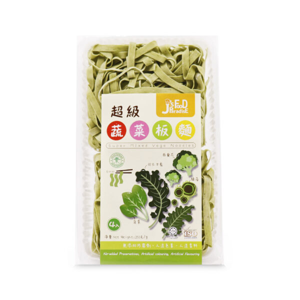 J's 超級蔬菜坂麵(綠)- 250g