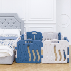 iFam Shell Baby Room Blue (S) 貝殻圍欄 藍 (細）133x133x60cm