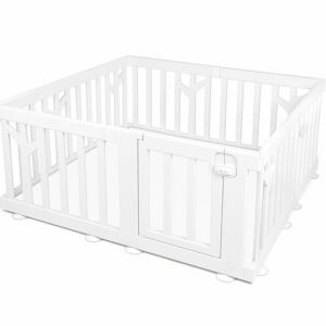 【Set】 iFam Birch Baby Room White+ Mat 【組合】 樺木圍欄 白 + 地墊 146x146x62.5cm