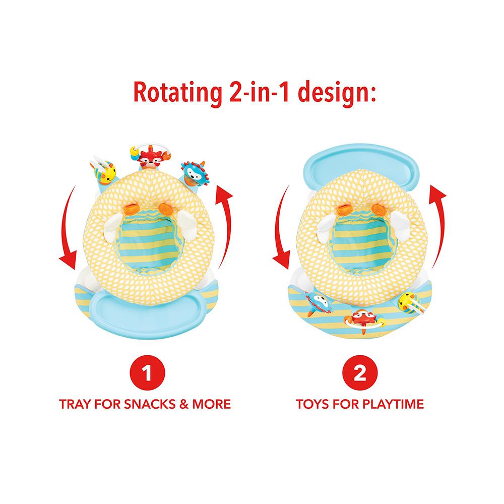 Skip Hop EXPLORE & MORE 2合1座地活動椅- 小蜜蜂