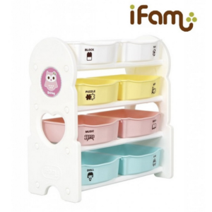 iFam Toy Storage 玩具收納架 白 76x36x88cm
