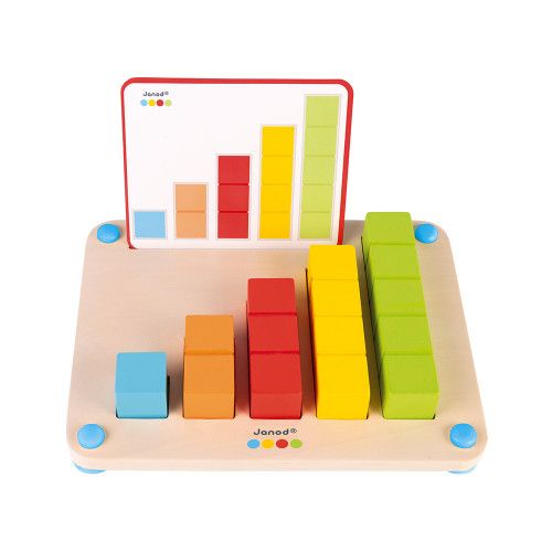 法國 JANOD 經典設計木玩具 計數學習遊戲