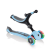 高樂寶 Globber Go.Up Foldable Plus Lights 摺疊閃燈滑板車 藍色