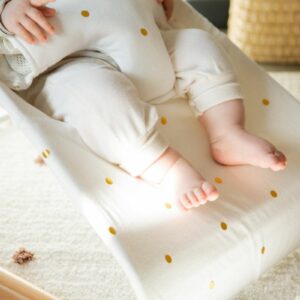 CHILDHOME - EVOLUX 嬰兒透氣網孔搖椅套 - 金波點